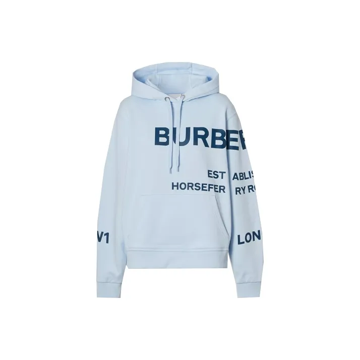 Burberry Sweatshirts Women's Light Blue