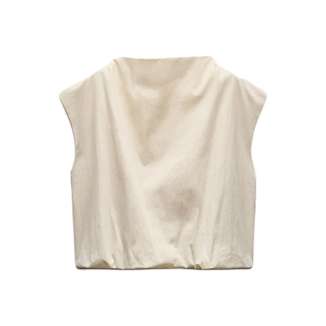 ZARA ZW Series T-рубашка Женская Натуральный Белый