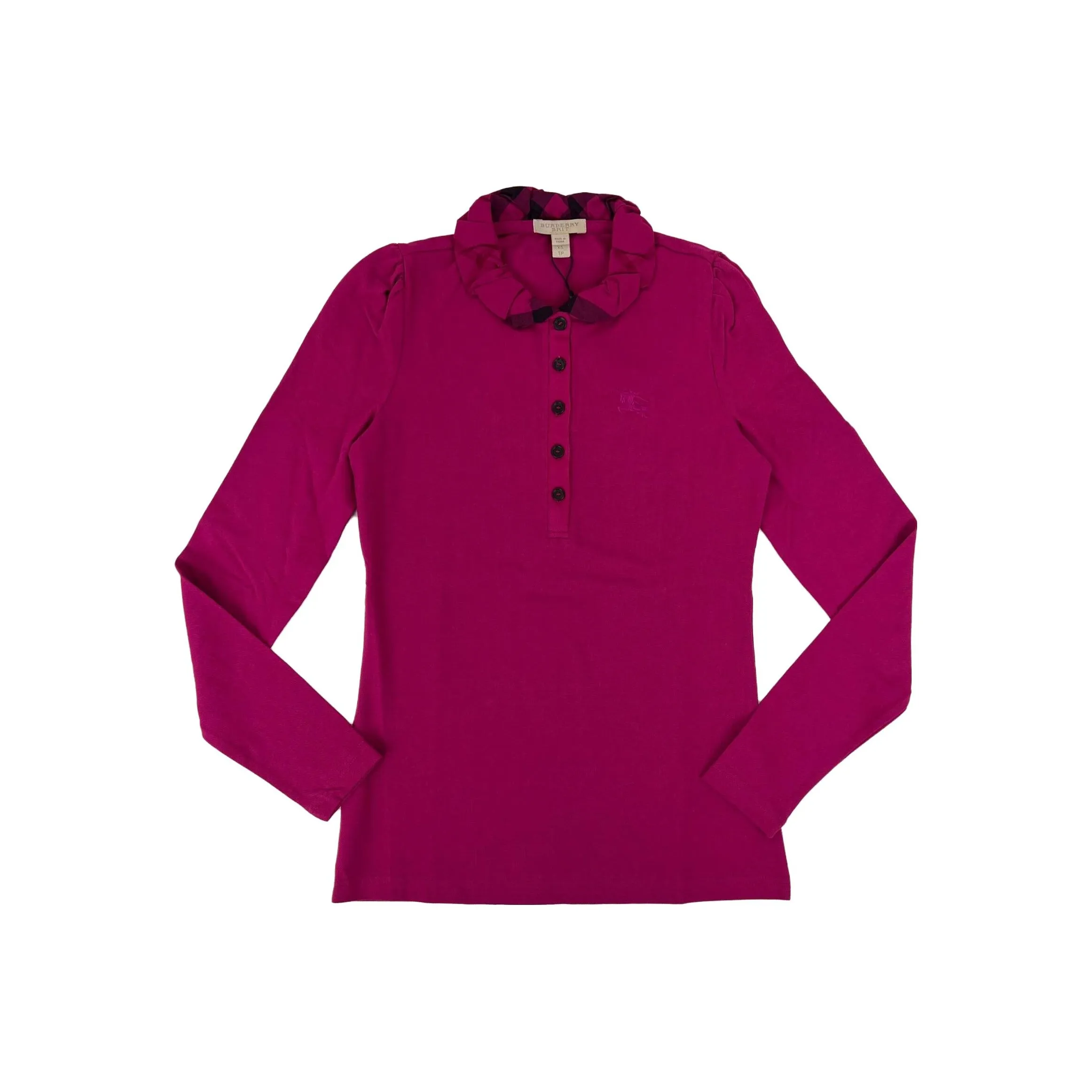 Burberry Поло Женское Фуксия
