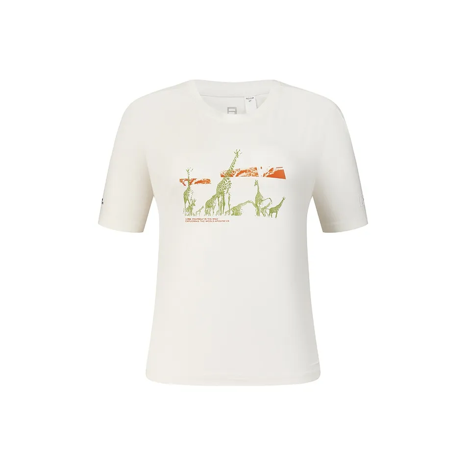 FILA x BBC EARTH T-рубашка Женская Снежная