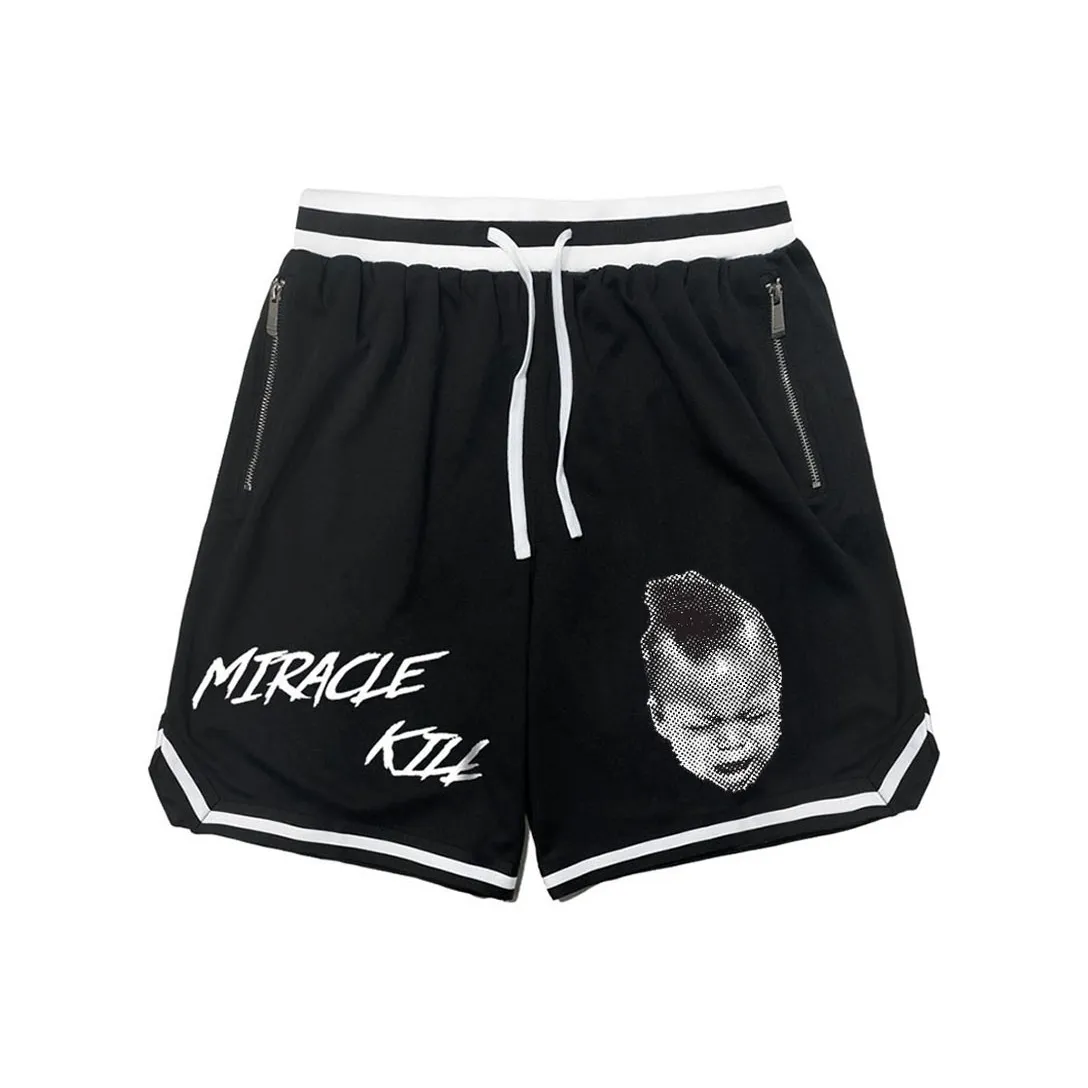 MIRACLE KILL Повседневные шорты Унисекс Черный