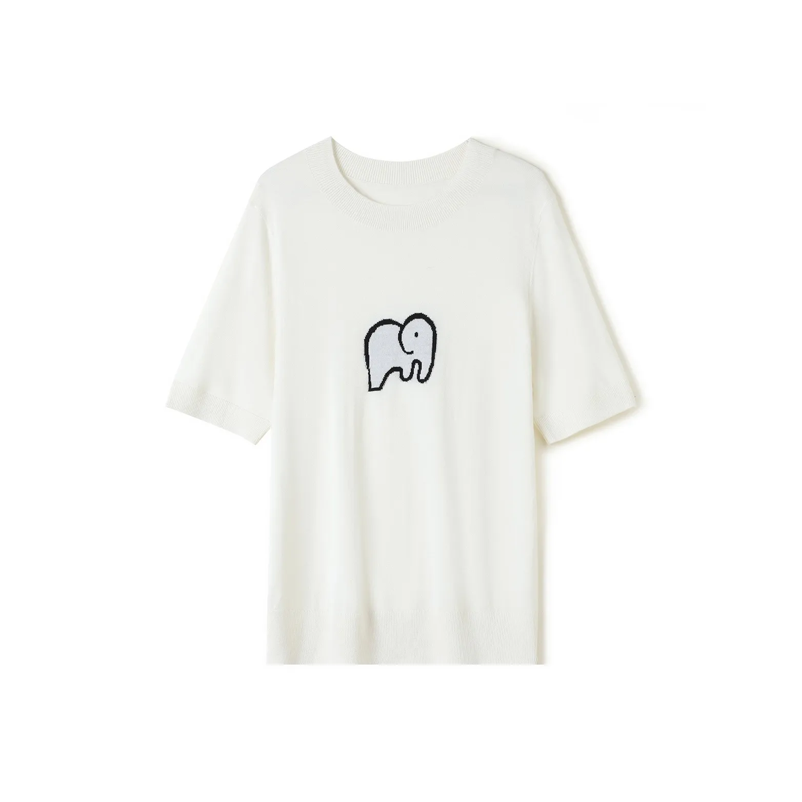 SNOWFORTE Комплект с короткими рукавами T-рубашка Женская Белая