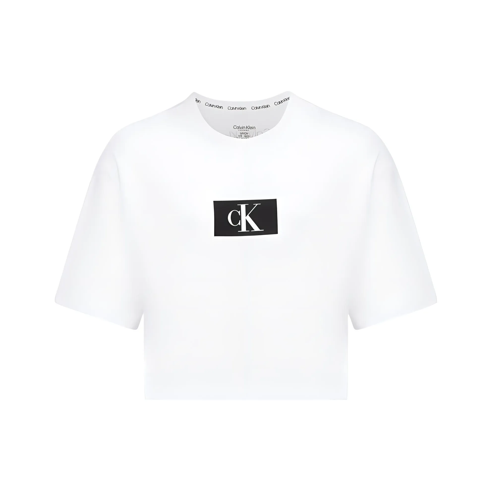 CALVIN KLEIN CK96 Series Drop Shoulder Sleeve T Shirt Women's White