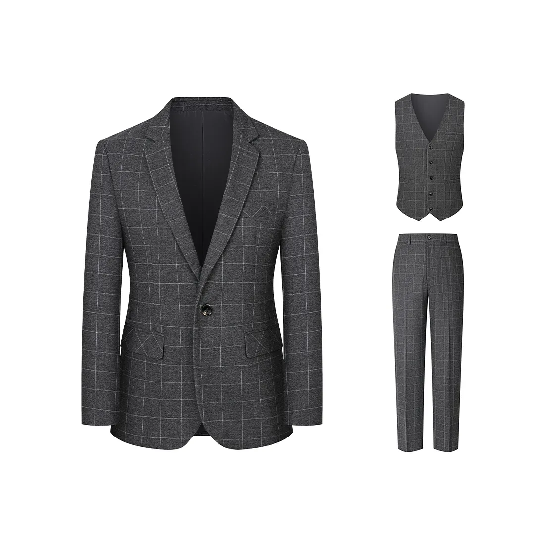 JOHNHOLLIS Мужские Деловые Костюмы