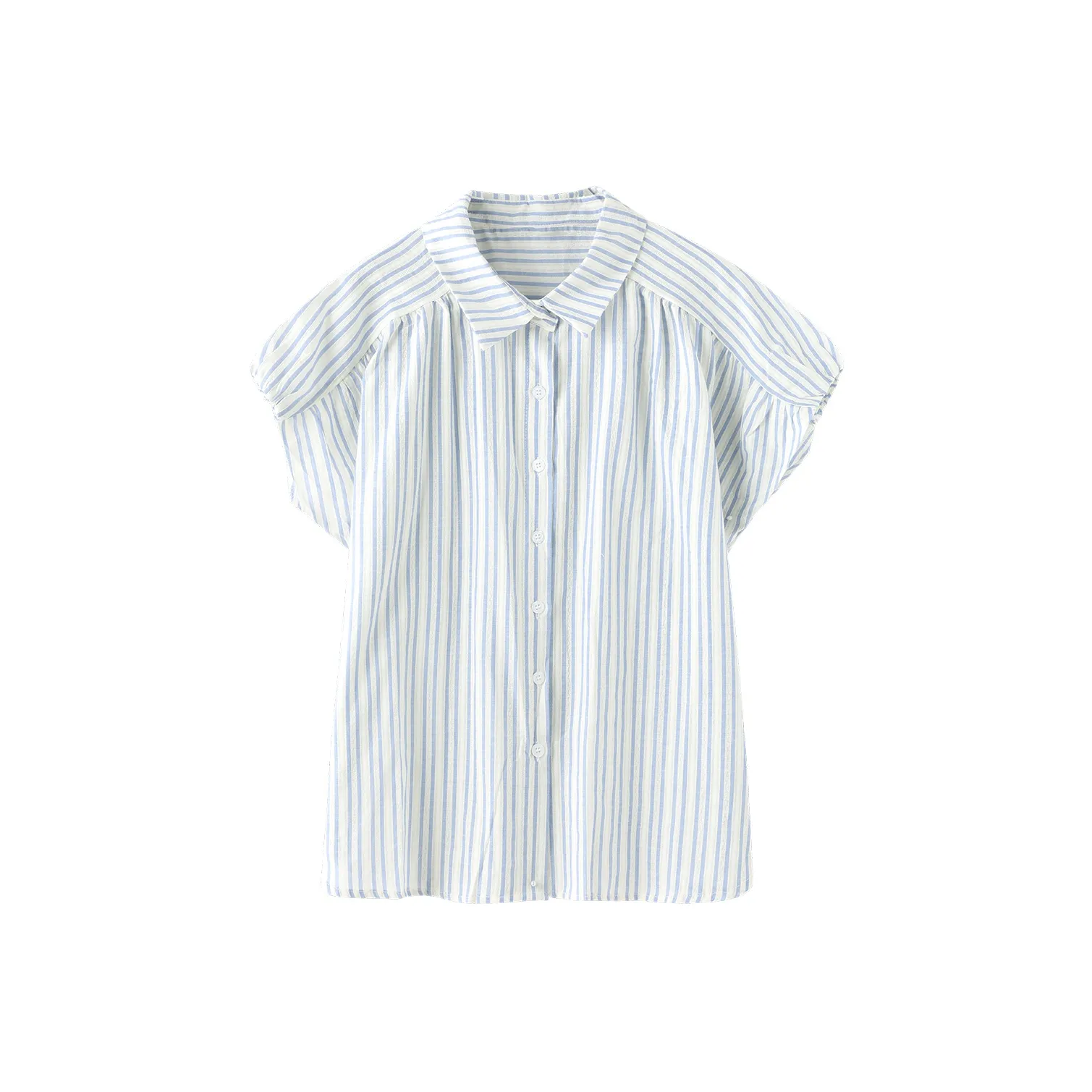 Miss Chipmunk Сине-белые полоски Женские Рубашки
