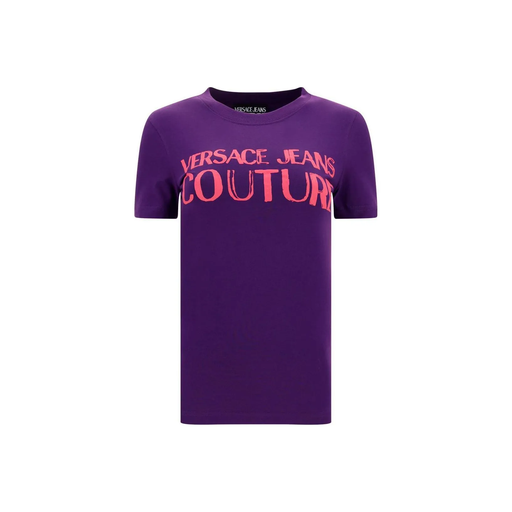 VERSACE JEANS COUTURE Logo Printed Crewneck T Shirt