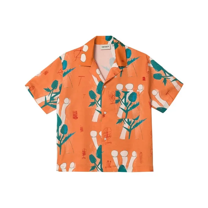 Carhartt WIP Collaboration Апельсин Женские Рубашки