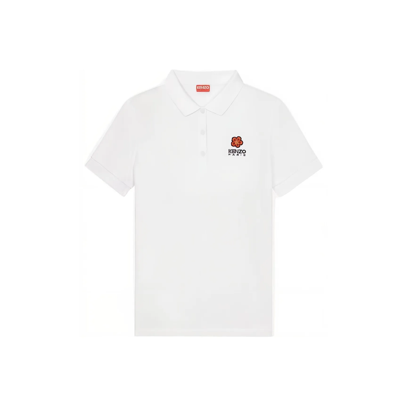 KENZO Logo Embroidered Short-Sleeved Polo Shirt