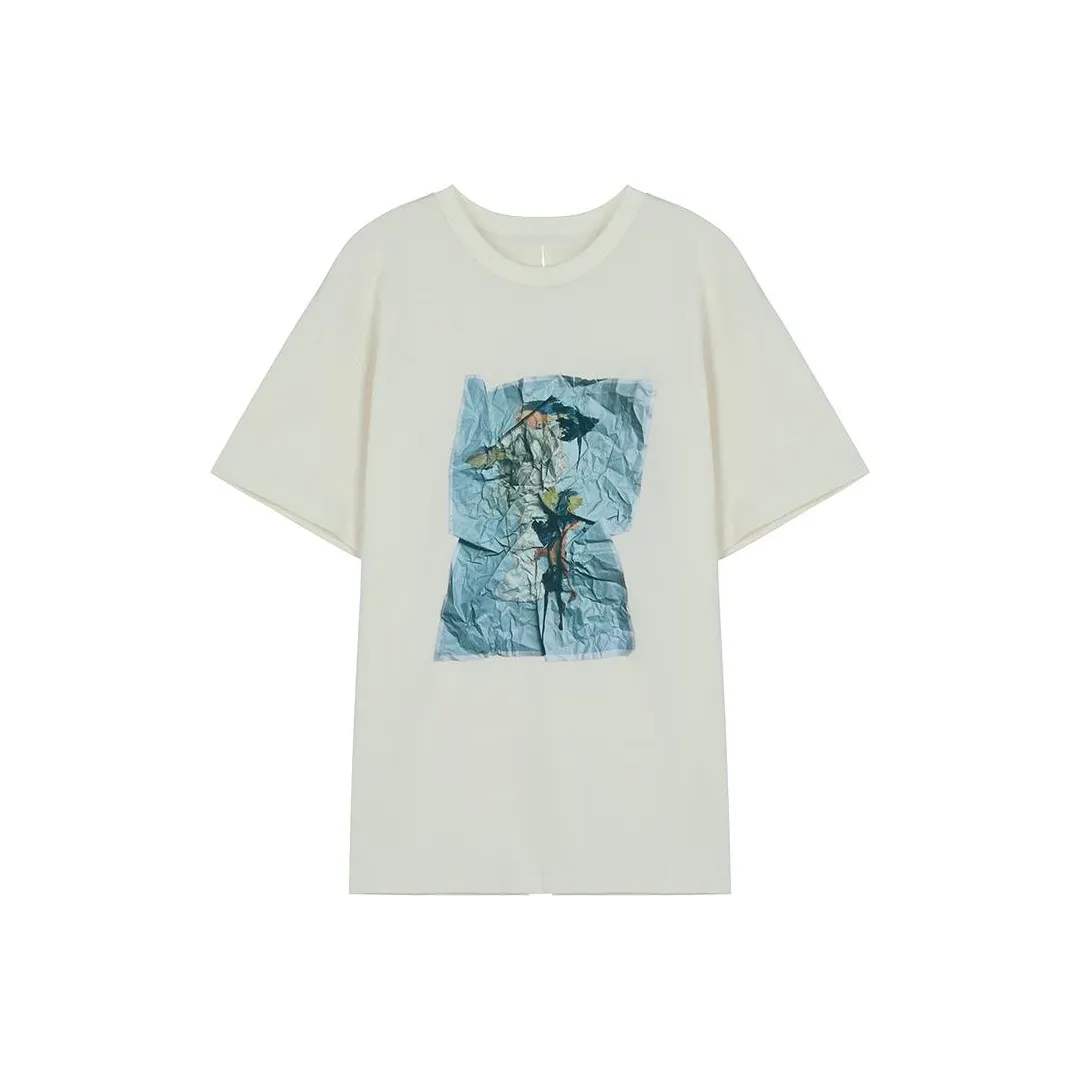 THE SEA LIFE Drop Shoulder Sleeve T Shirt Women's