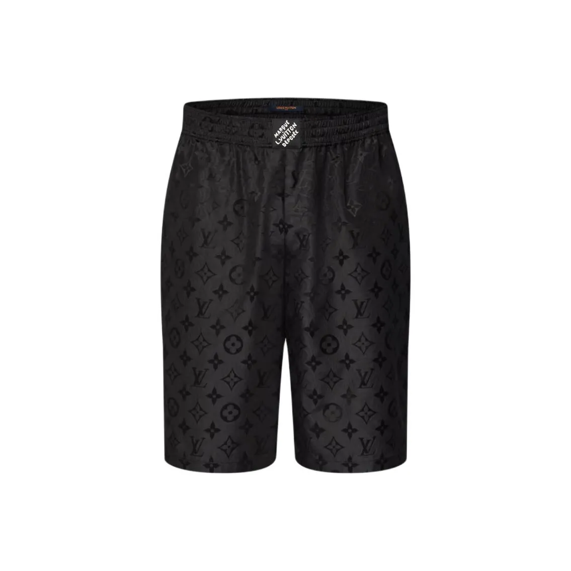 LOUIS VUITTON Monogram Moire Jacquard Silk Shorts