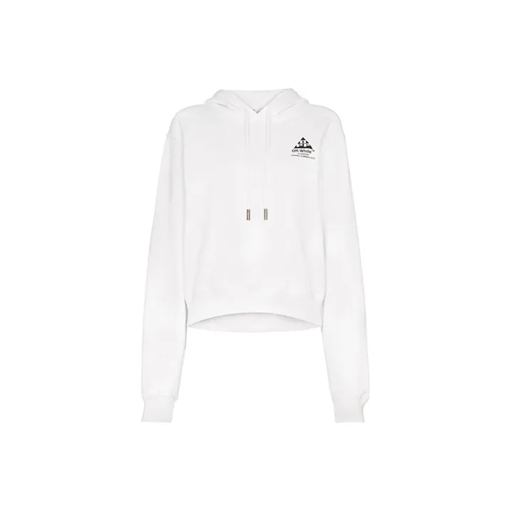Off Белый SS19 Толстовка Женская Белая