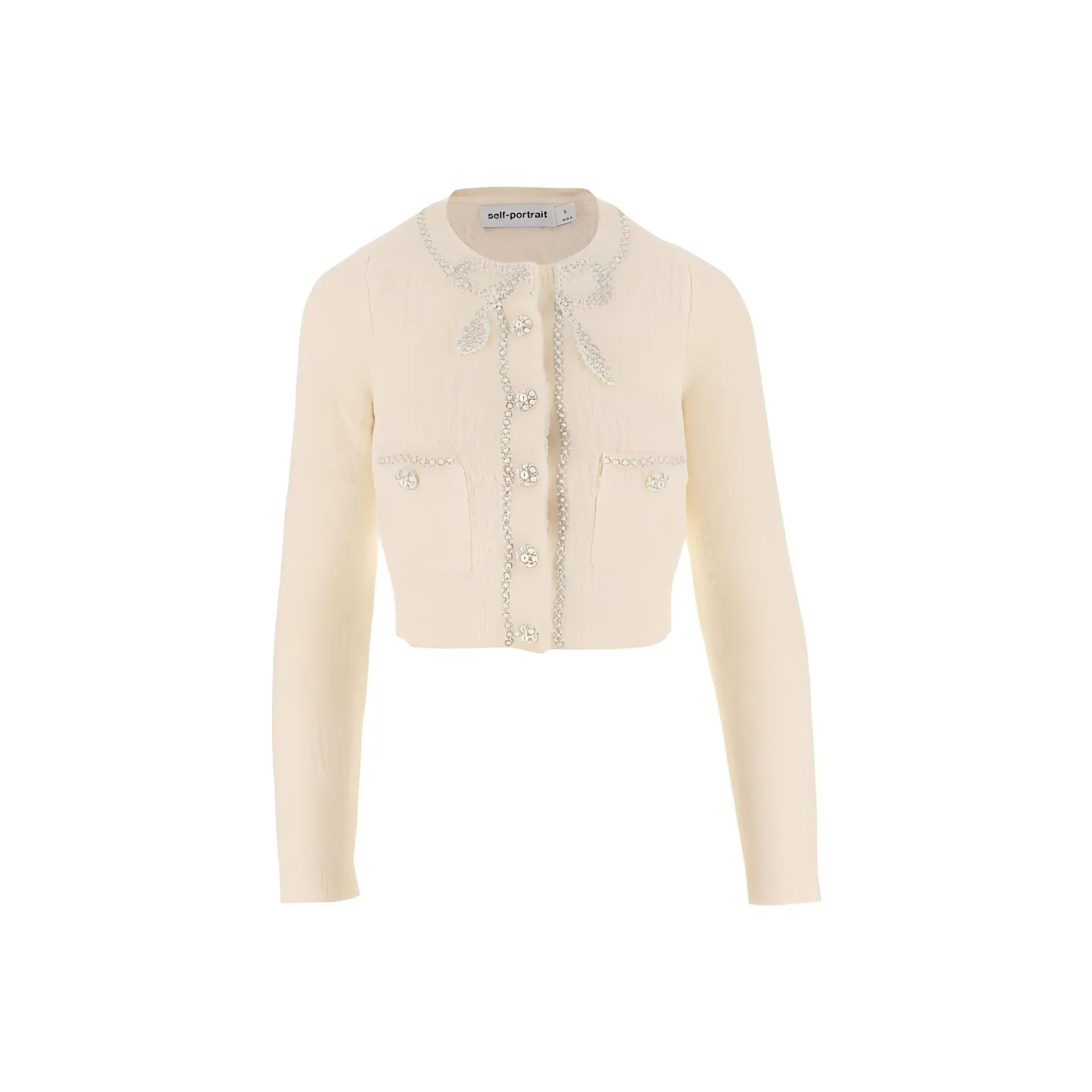 Self Портрет Крем Женские Свитеры