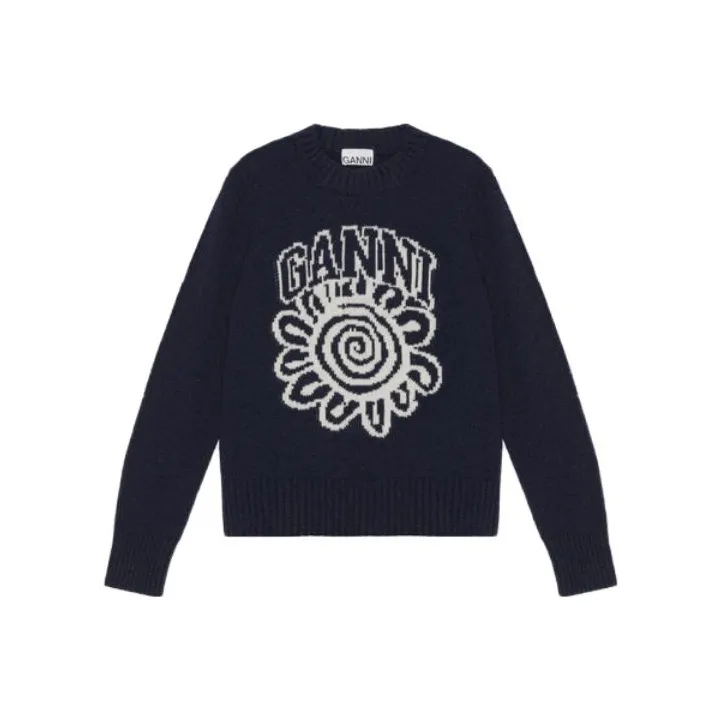 GANNI Sweaters Women's Navy Blue