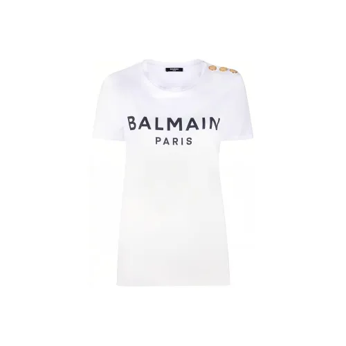 BALMAIN Белые Женские Футболки