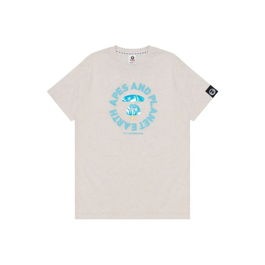 aape Серый белый IV2 Женские футболки