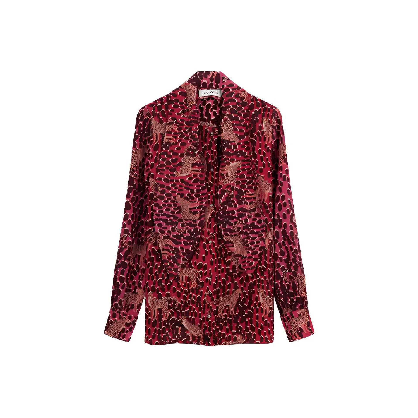 Lanvin Женские Рубашки Красного Цвета