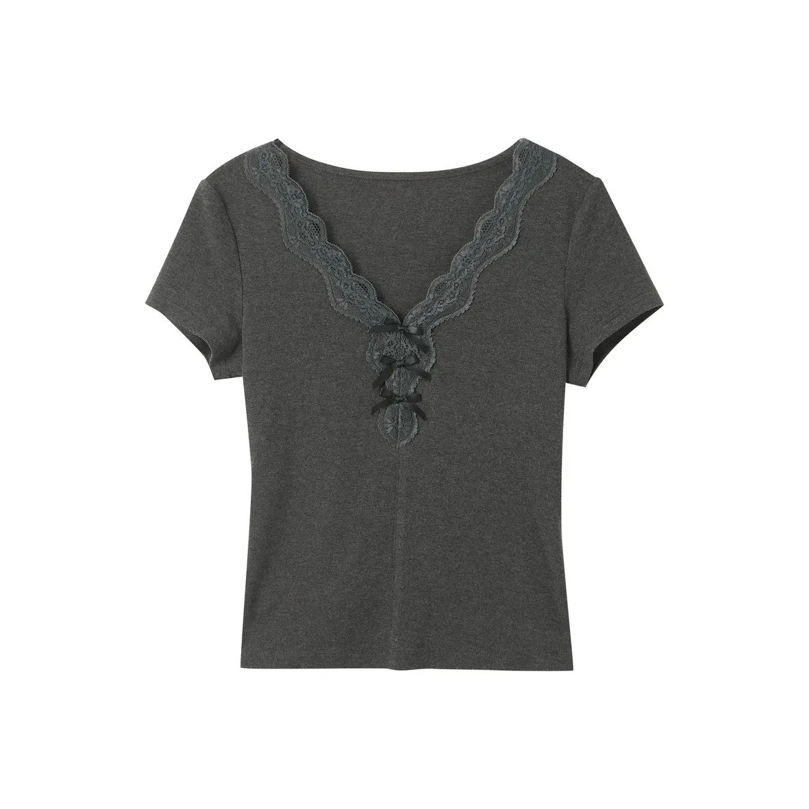 3COLOUR T-рубашка Женская Рудый Серый