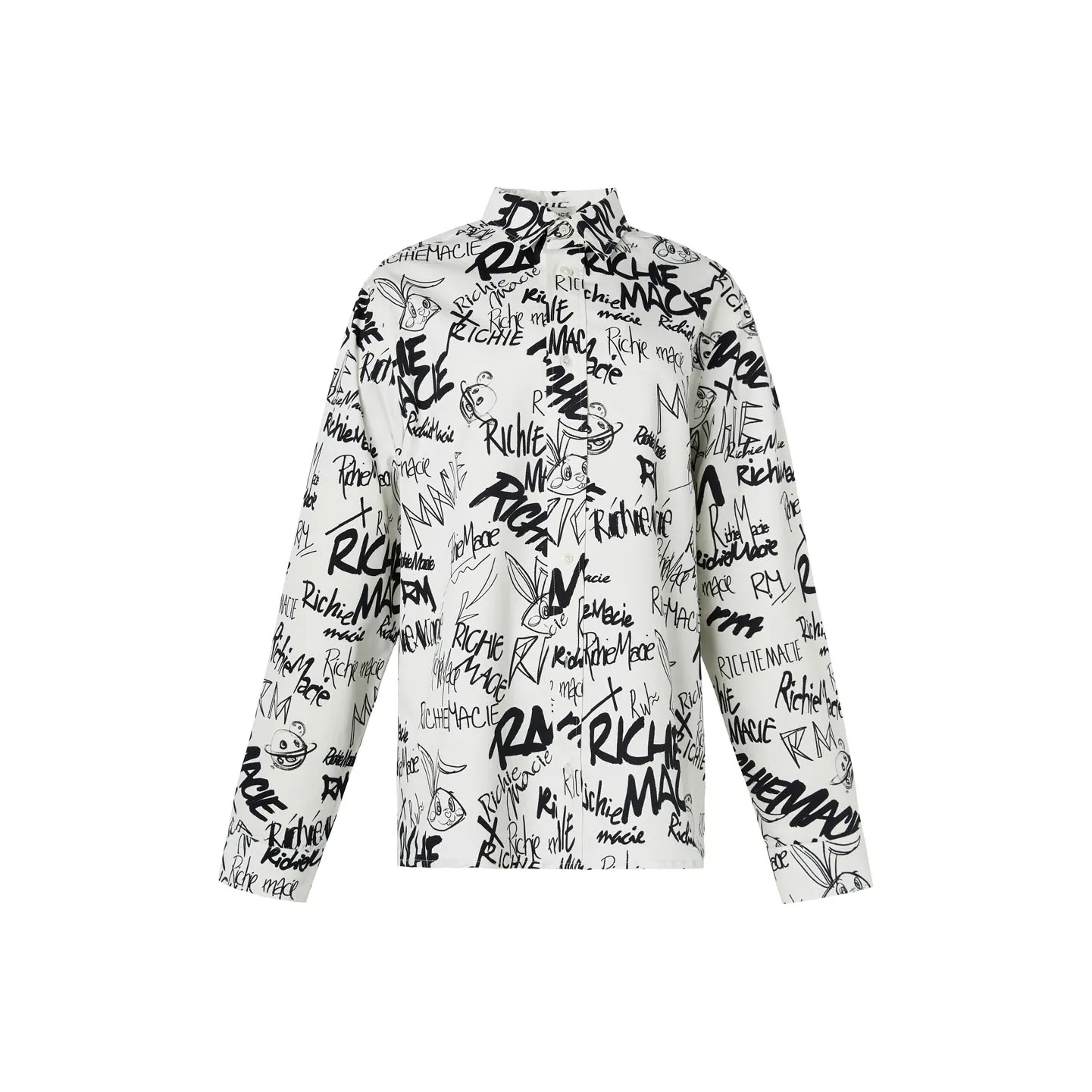 Richie Macie Рубашка Унисекс Айвори Белый