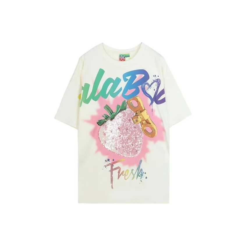 LALABOBO Т-рубашка с оборванным рукавом женская