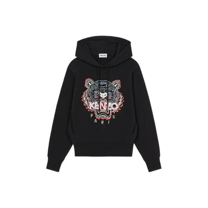 KENZO Classic Tiger Head Sweatshirts Women's Black
