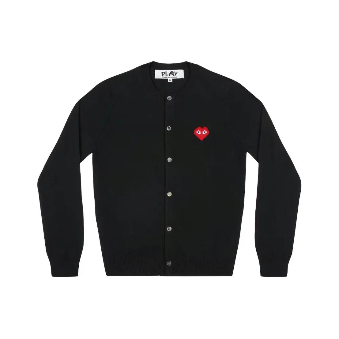 Comme Des Garcons Play X Invader Women's Cardigan Black