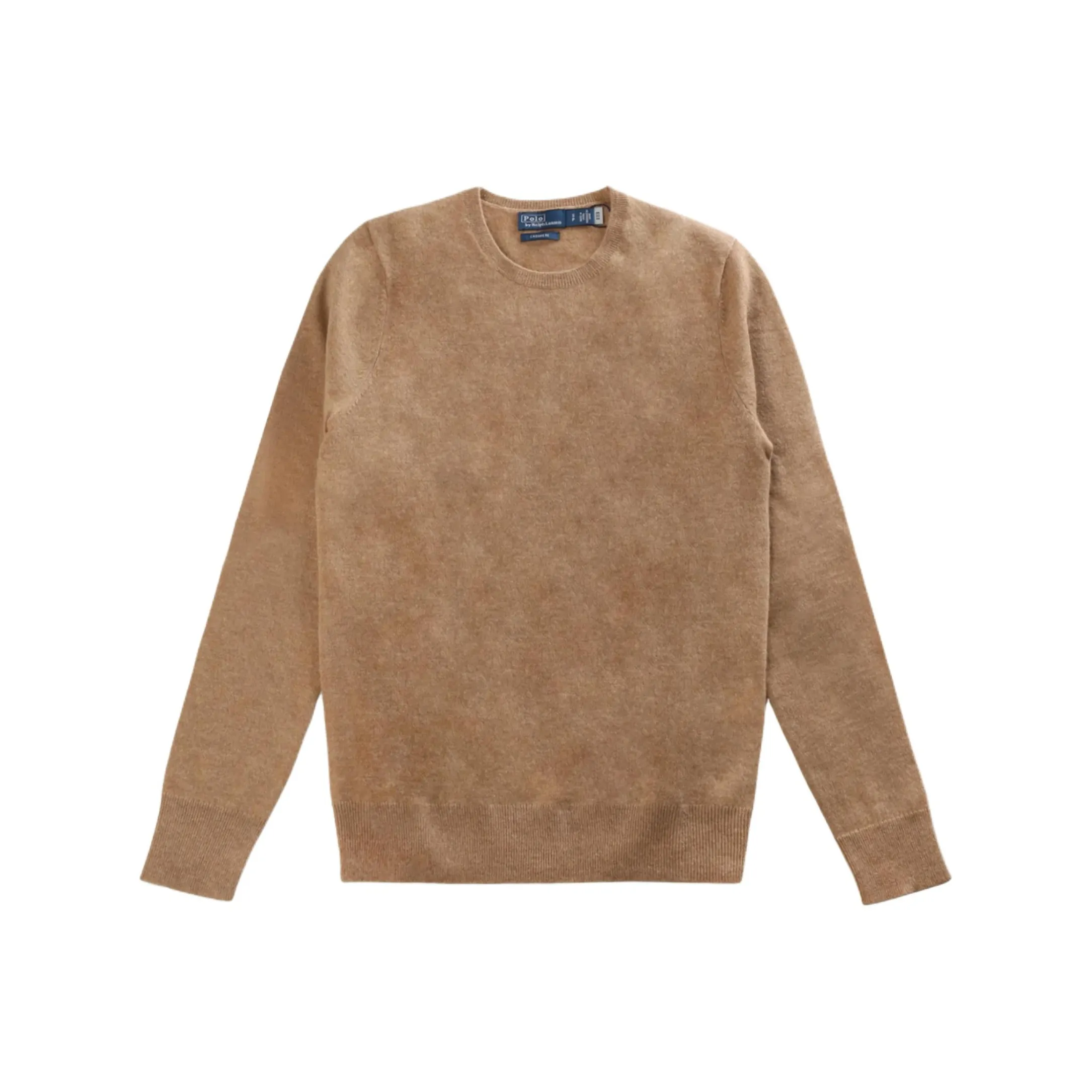 Polo Ralph Lauren Cashmere Long Sleeve Pullover Collection Camel Melange