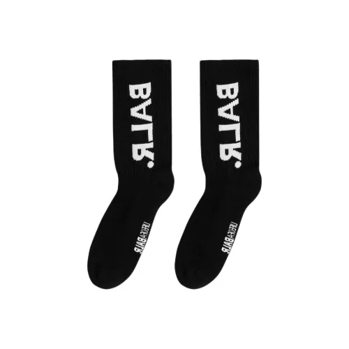 BAIR 2 шт черные унисекс MID носки до икры