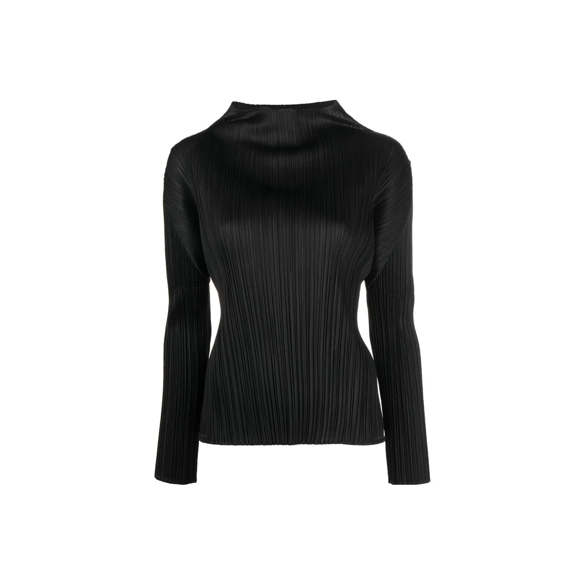 PLEATS PLEASE ISSEY MIYAKE Черные Женские Рубашки T