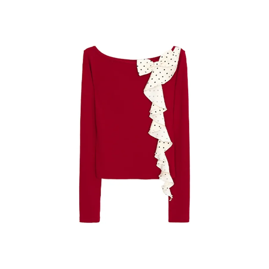 SYEEE WITH U T-Shirt Женская Красная