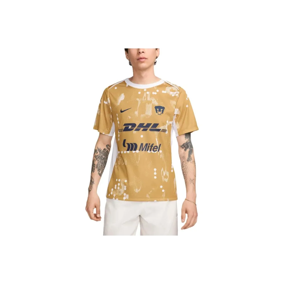Nike Pumas Unam Academy Pro Men's Nike Dri FIT Soccer Short Sleeve Pre Match Top