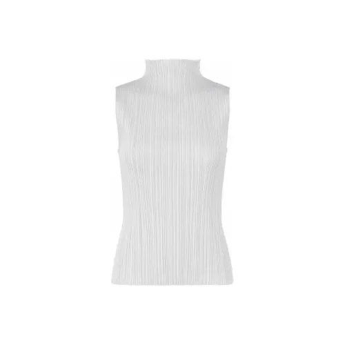 PLEATS PLEASE ISSEY MIYAKE Светло-серый Женские Камисоли