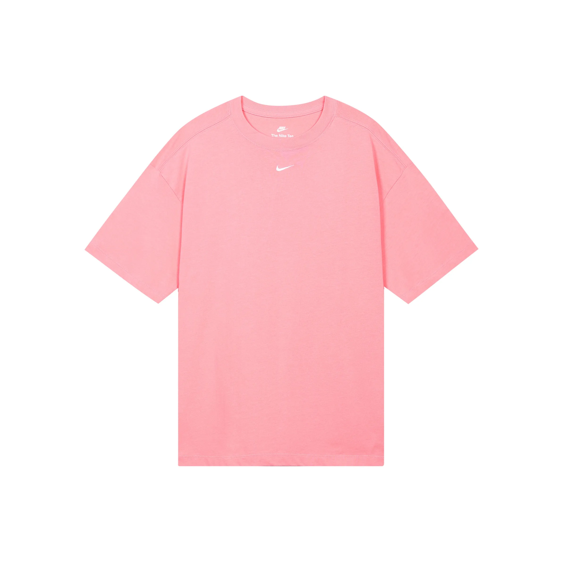 nike Sportswear Essentials series Рукав с спущенным плечом T-рубашка Женская Коралловый Мел