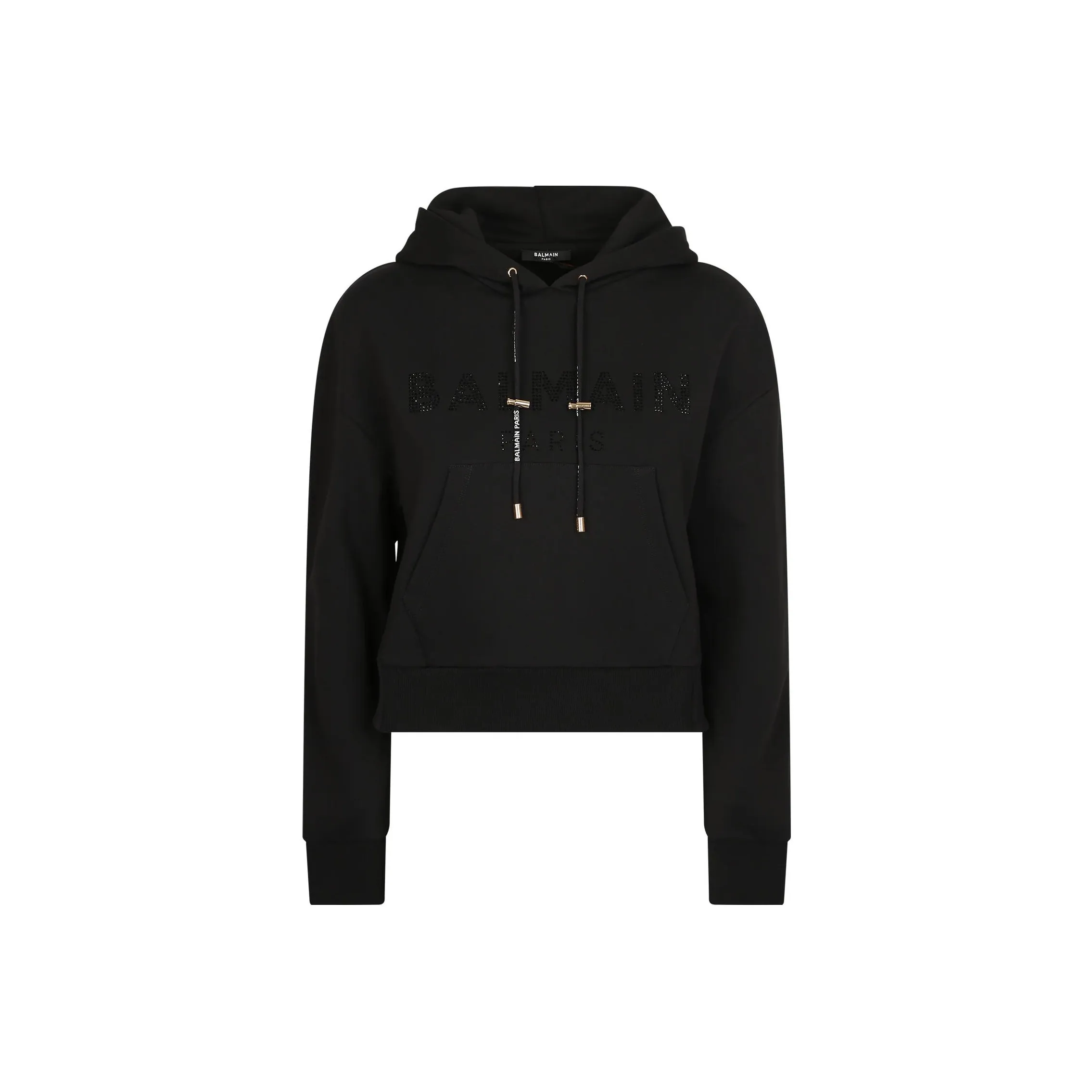 BALMAIN Embellished Logo Hoodie