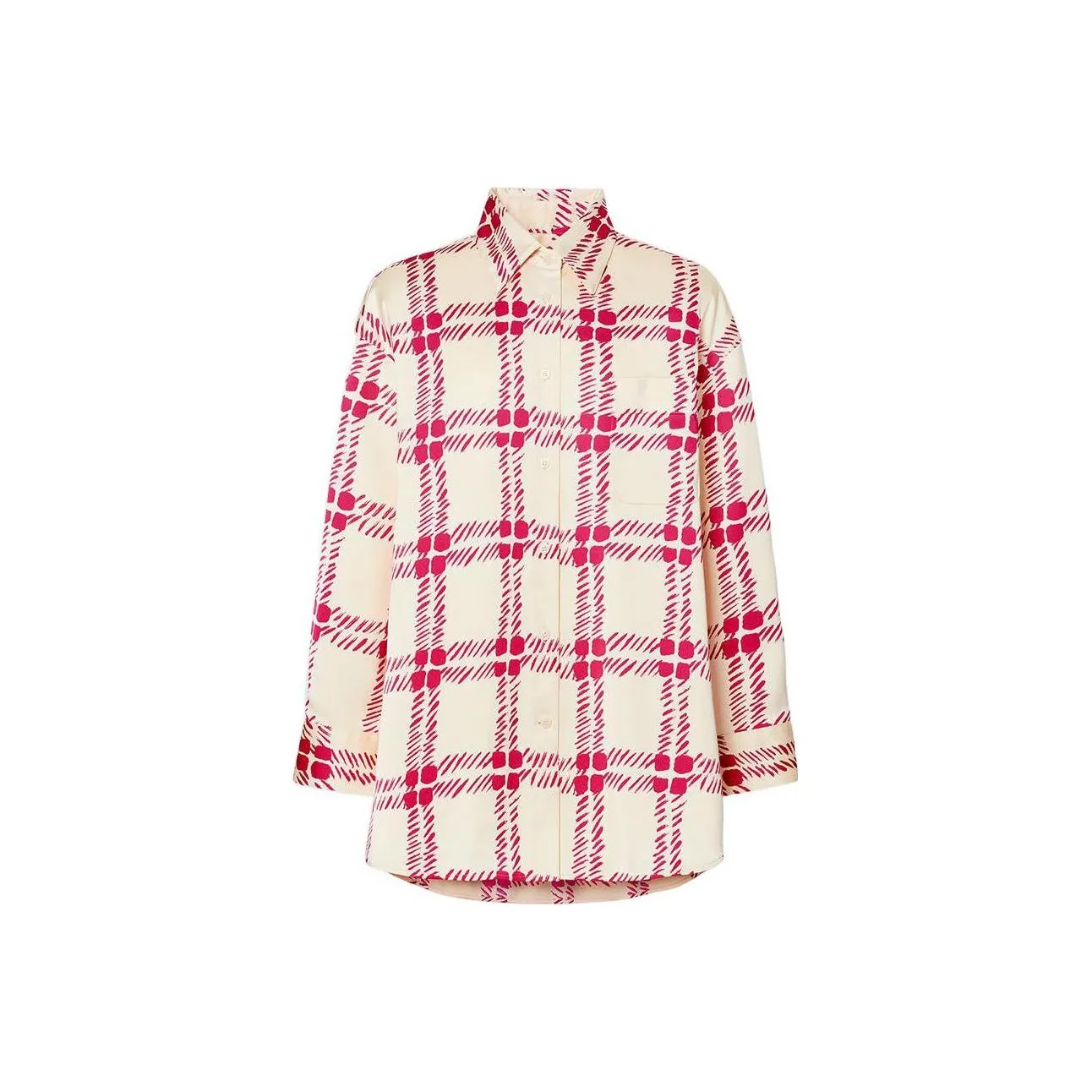 UNIQLO MARNI Co Брендинг Бежевые Женские Рубашки