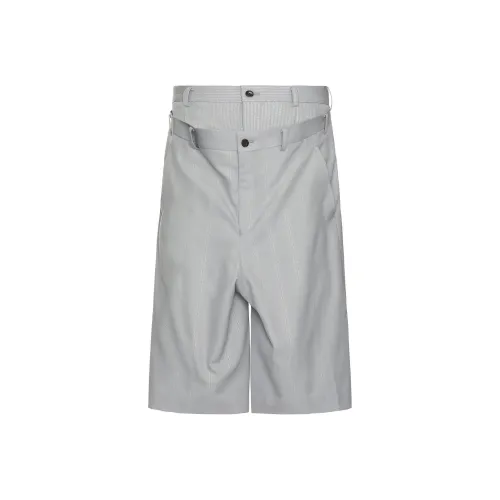COMME Des GARCONS HOMME PLUS Светло-серый Мужские Повседневные шорты