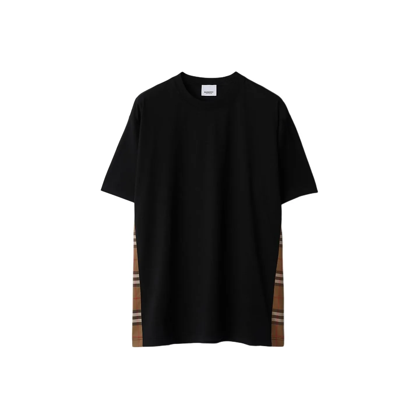 Burberry SS24 Drop Shoulder Sleeve T Shirt Women's Black