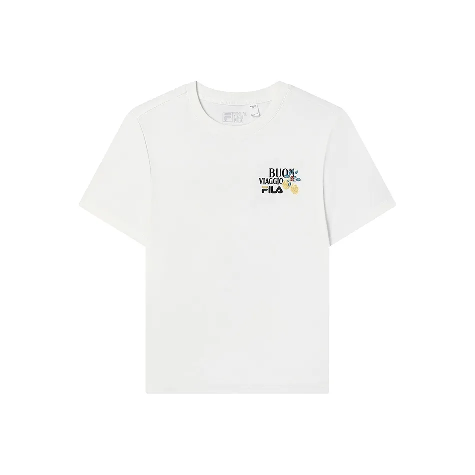 FILA T-Shirt Женская Cloud White