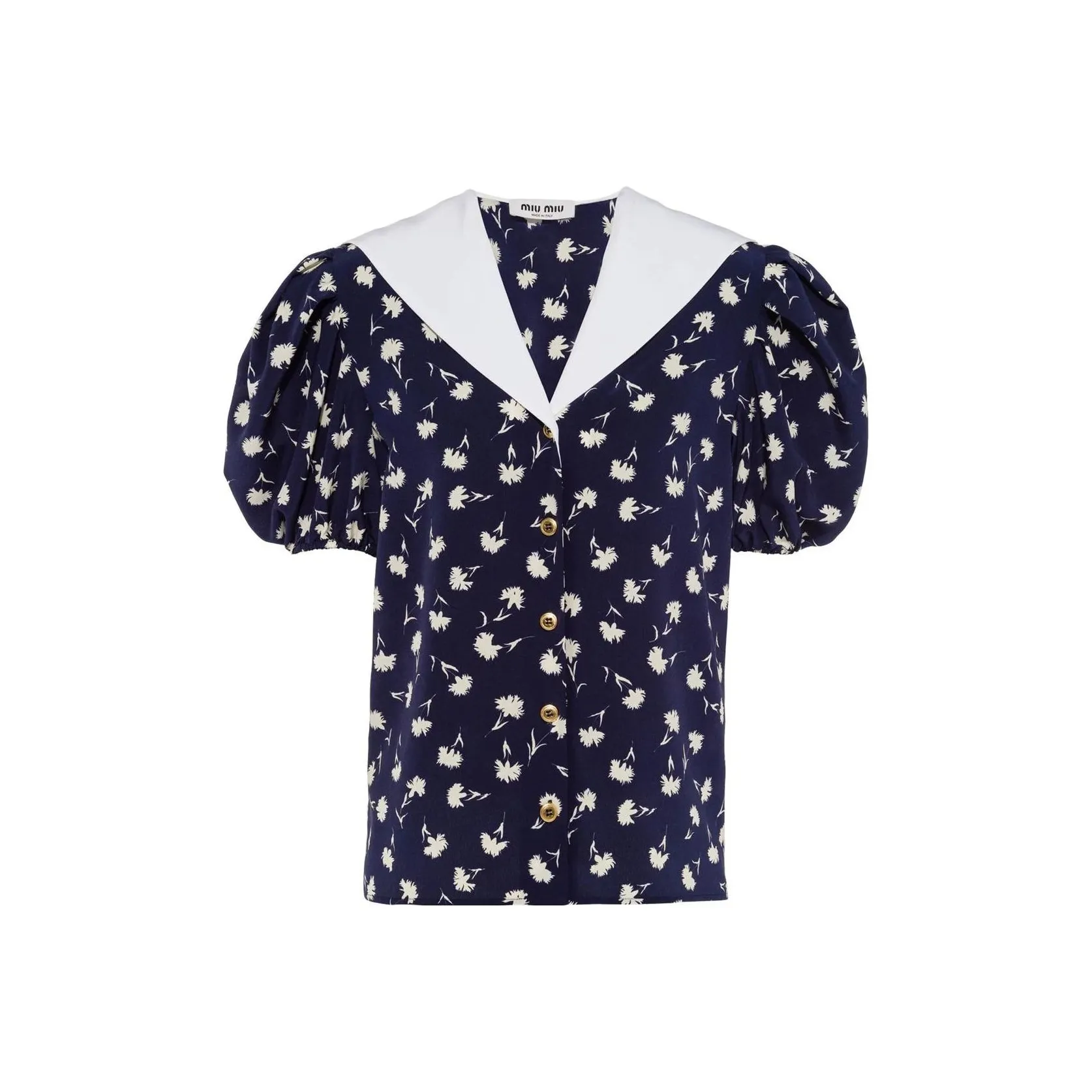 MIU MIU SS22 Shirt Women's Blue