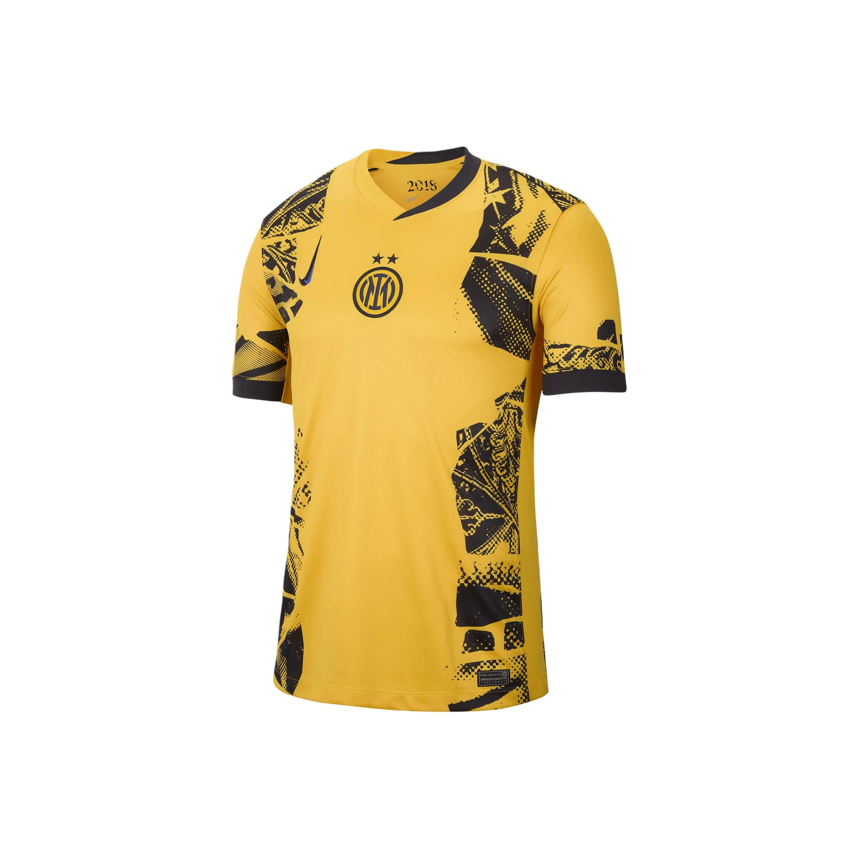 Nike Inter MilanDri Fit FW24 Soccer Jersey Men's Gold Black