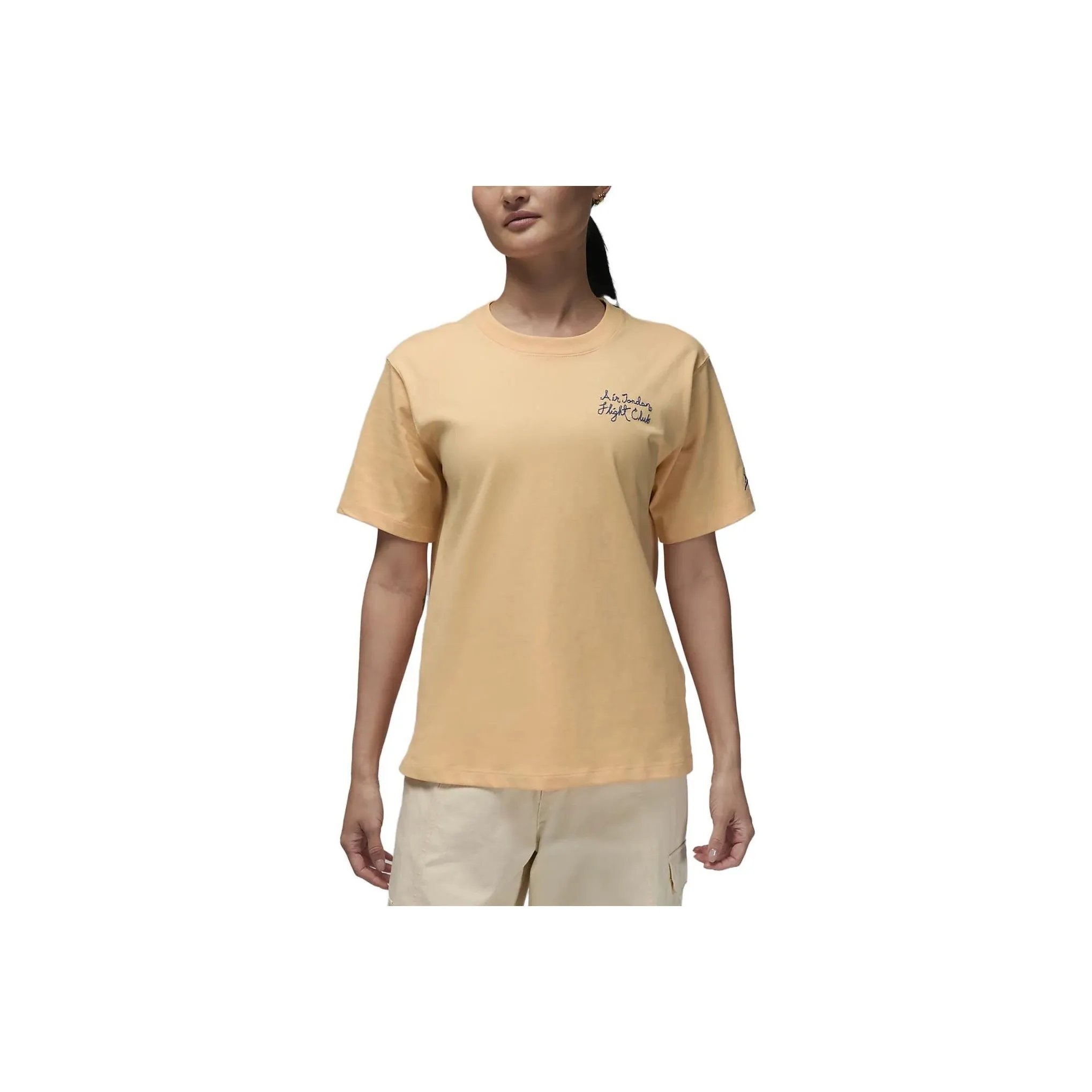 Jordan Drop Shoulder Sleeve T-Shirt Women's Celestial Gold