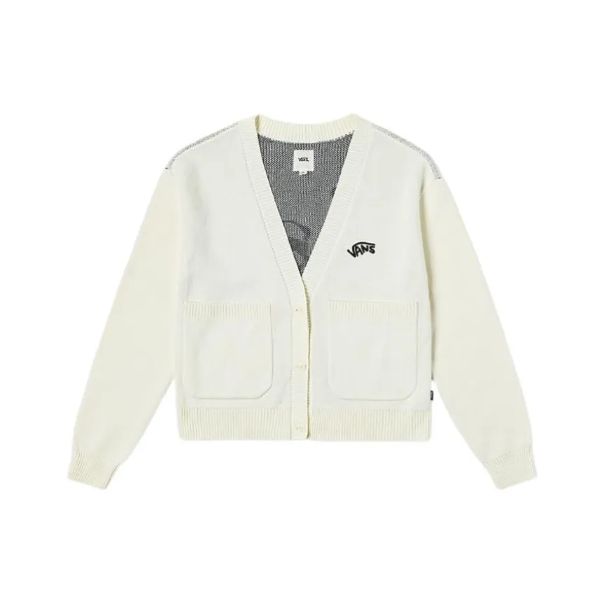 VANS Кардиган Свитер Женские Экрю