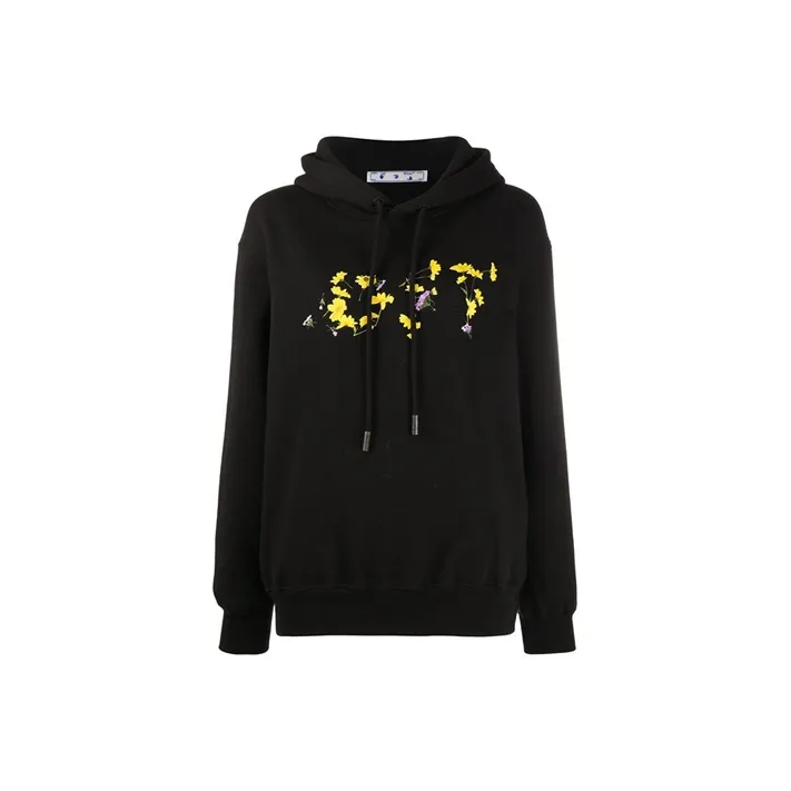 Off Белый черный Женские Свитшоты