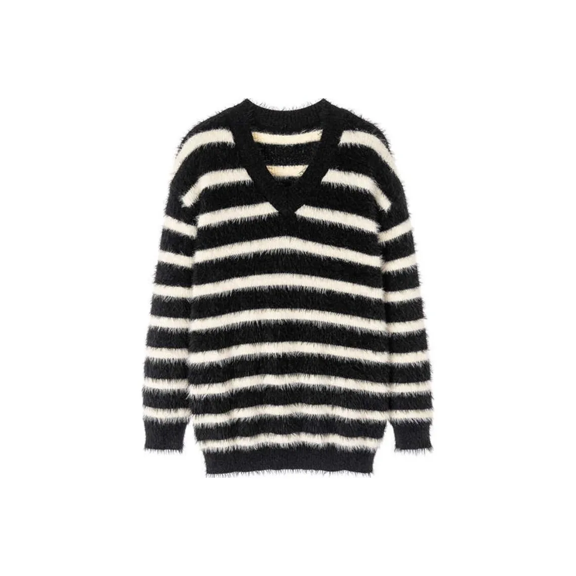 EKOOL Черно-белые полосы Женские Свитера