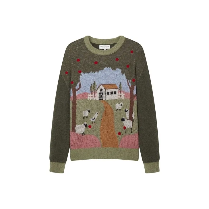 Teenie Weenie Sweater Women's Army Green