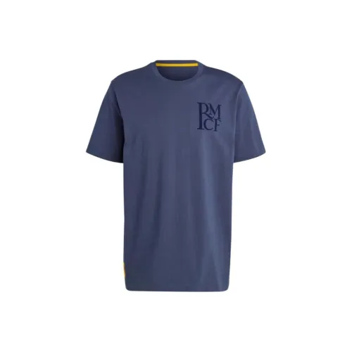 Adidas Real Madrid C.F Темно-синий Мужские Футбольные Джерси