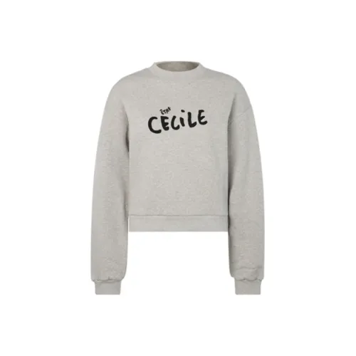 ETRE CECILE Серый Женские Свитшоты