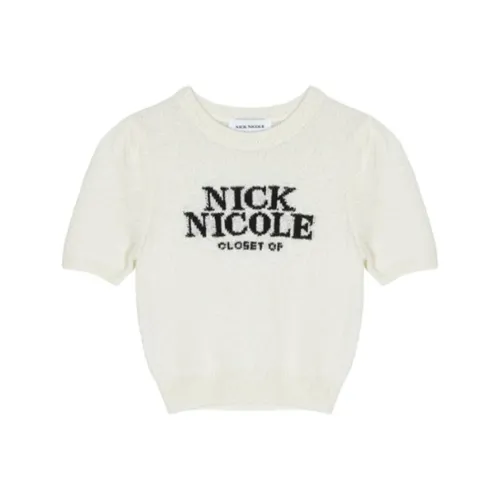 Nick & Nicole Крем Женские Рубашки T