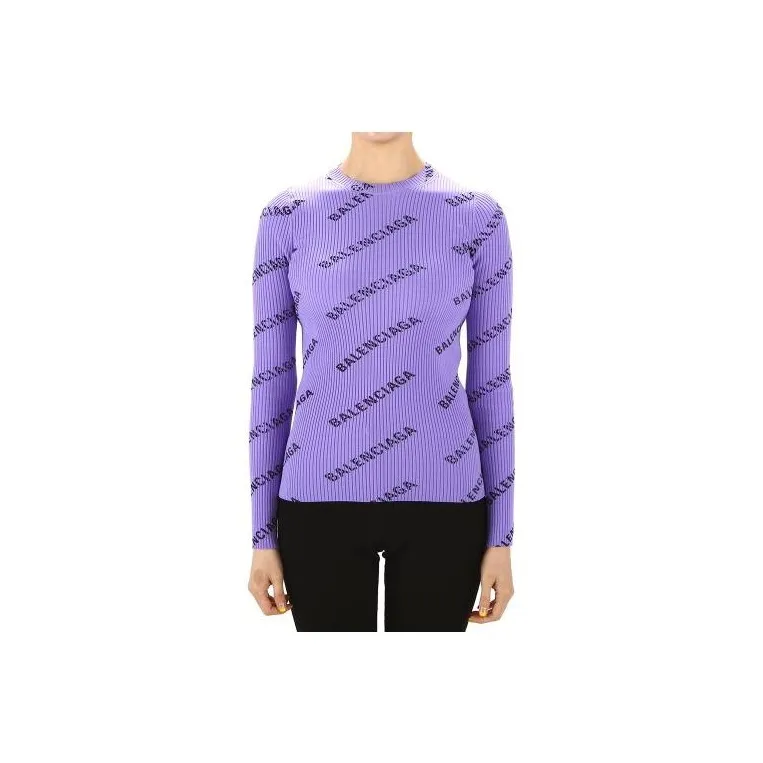 Balenciaga T Shirts Women's Purple