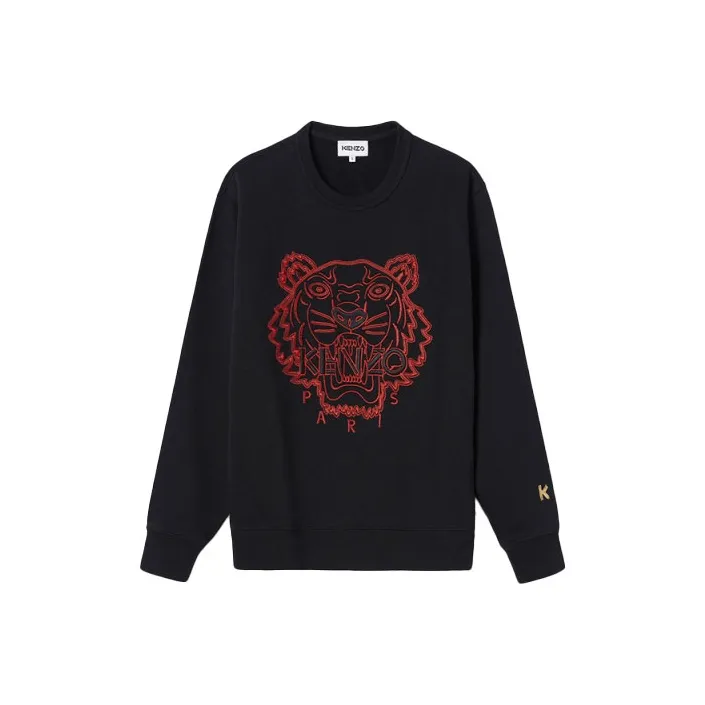 KENZO Classic Tiger Head Sweatshirts Women's Black