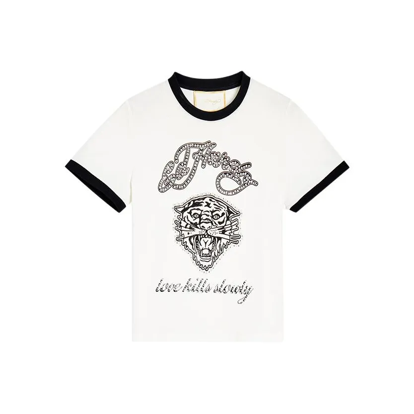 Ed Hardy SS24 T Shirt Women's White